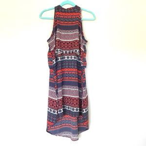 Paper Crane Tiered Dress Layers A-line Mini Small